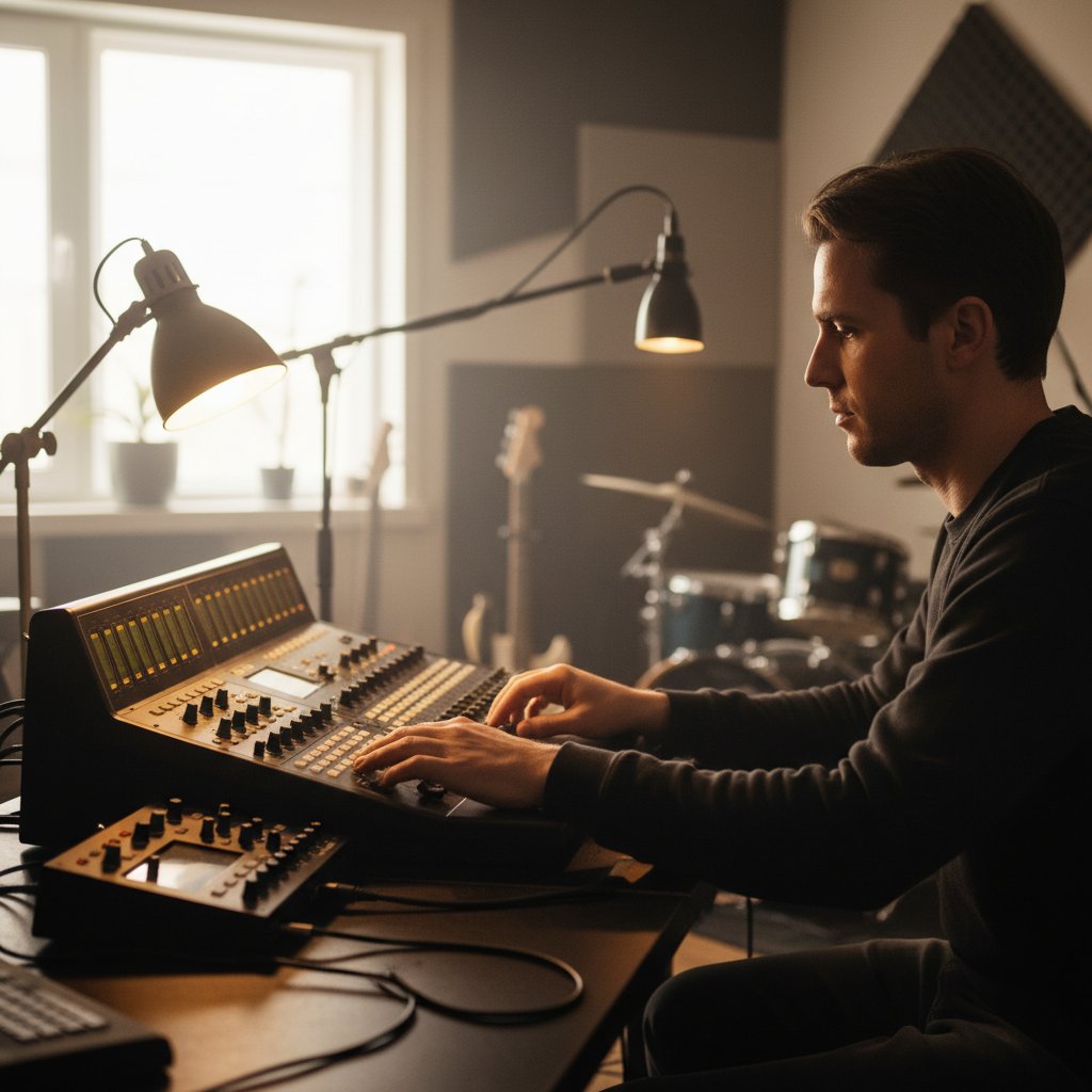 Dazoqe recording studio control room